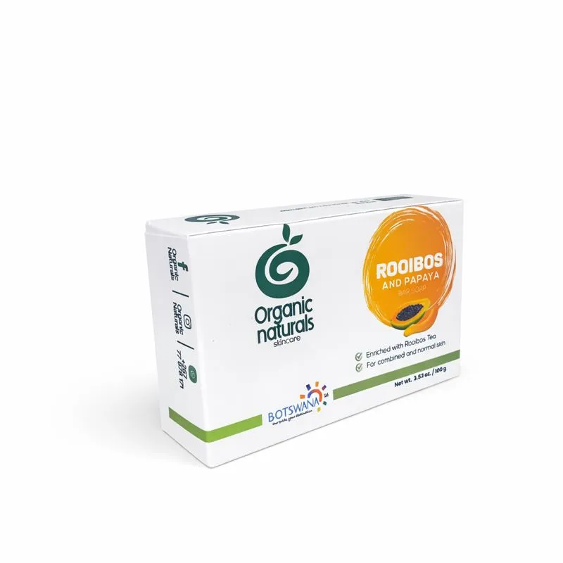Organic Naturals - Rooibos & Papaya Bar Soap