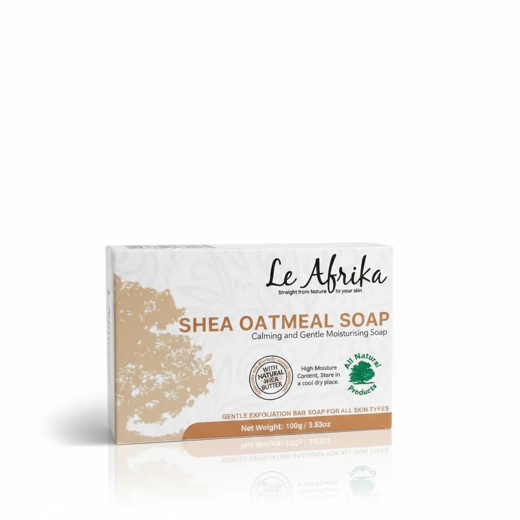 LE AFRIKA SHEA OATMEAL SOAP