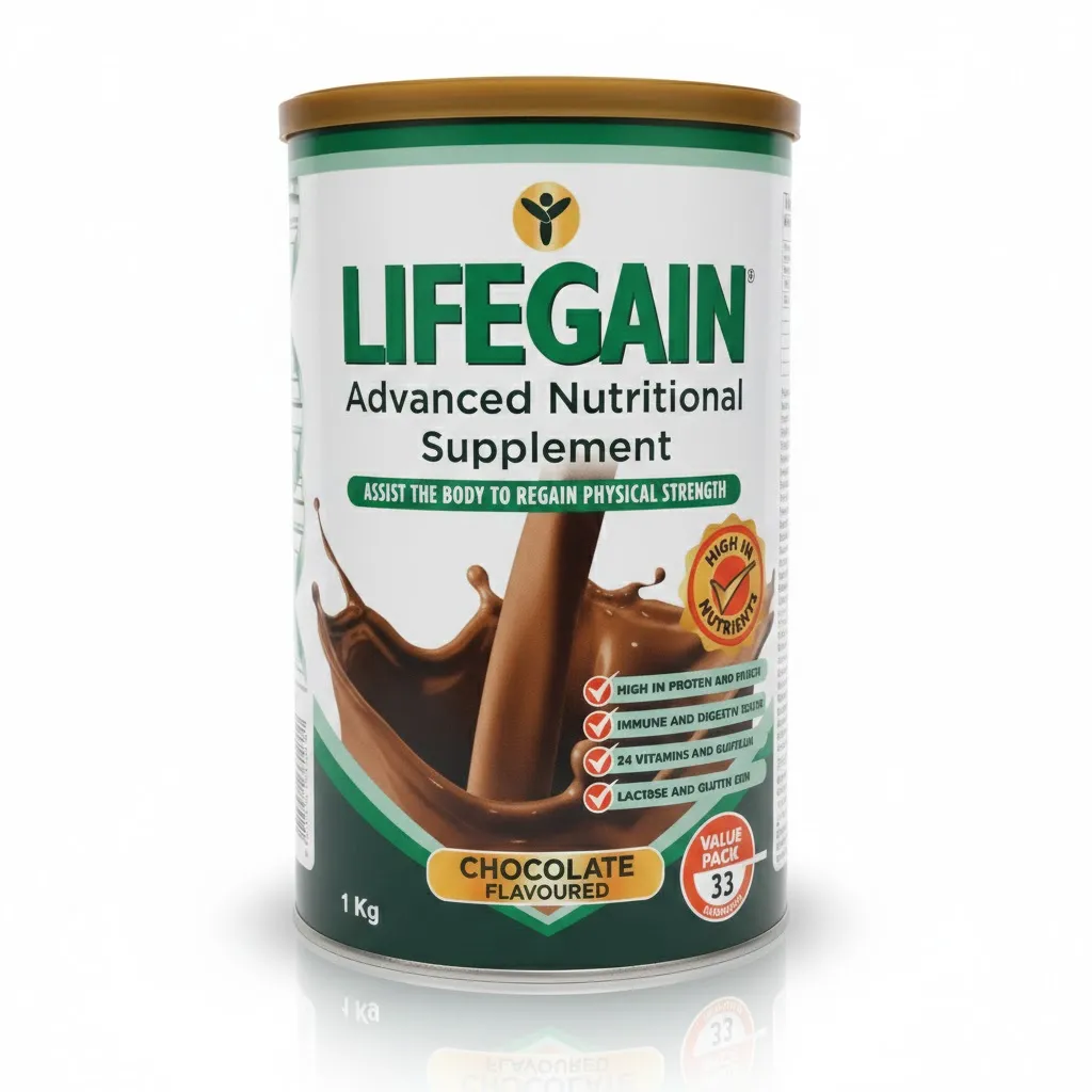 LIFEGAIN ADVANCED NUTRITIONAL CHOCOLATE FLAVOURED