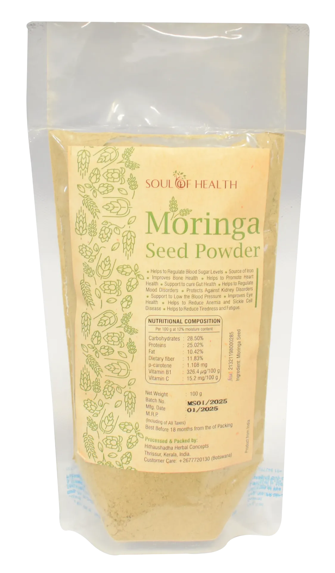 Soul of health Moringa Seed powder