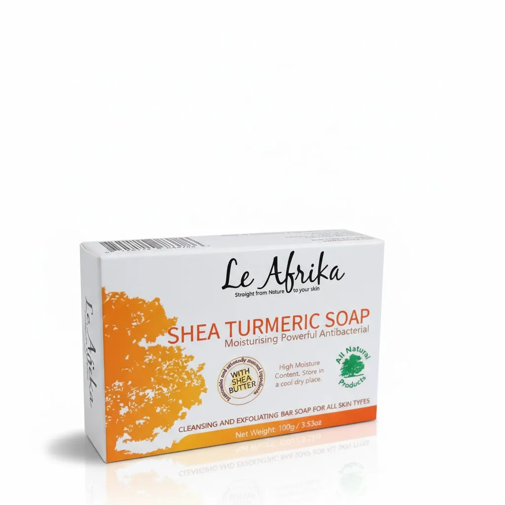 LE AFRIKA SHEA TURMERIC SOAP